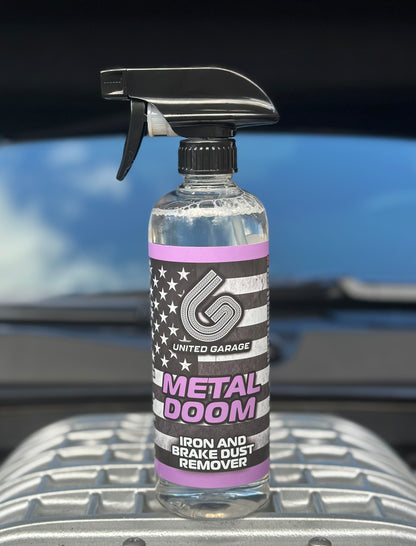 Metal DOOM Iron & Brake Dust Remover 16 oz. Bottle