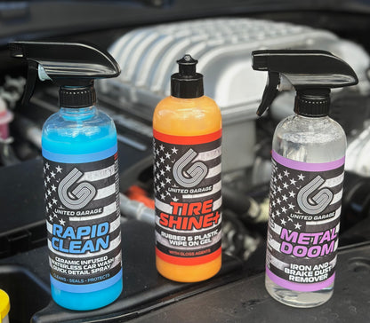 United Garage Bundle! Rapid Clean, Tire Shine+ & Metal DOOM!